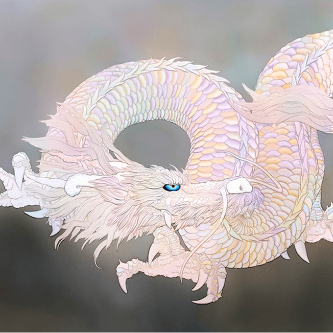 陶彩画「平安」
