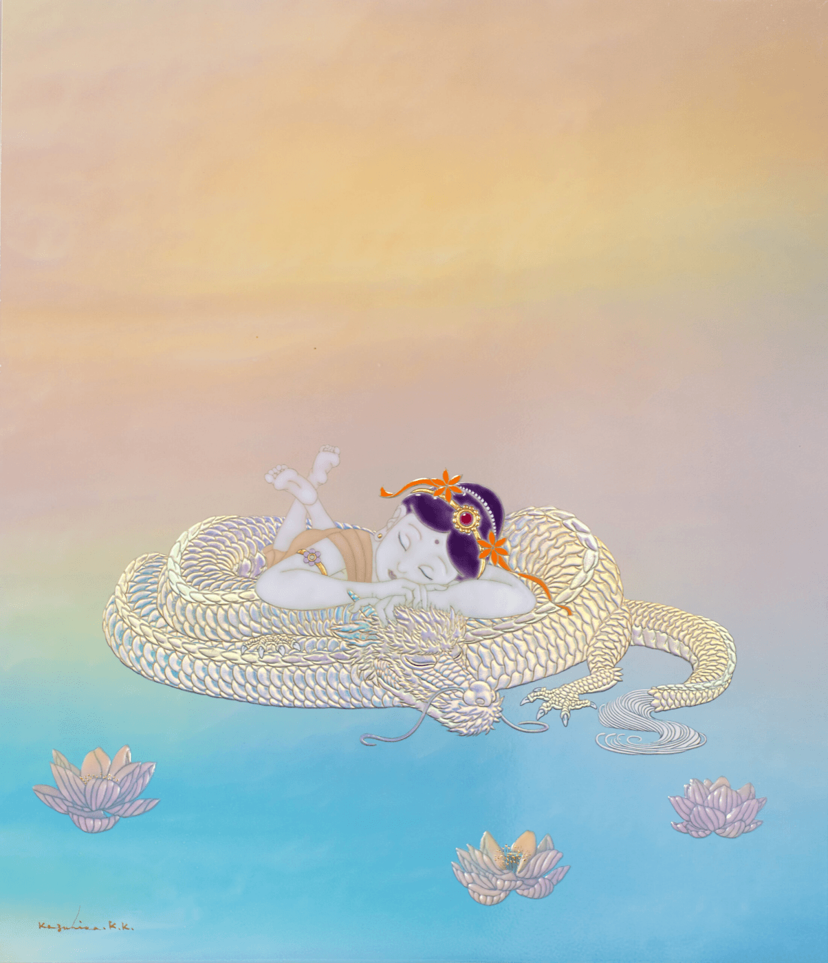 陶彩画「夢」